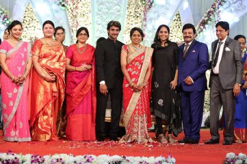 Hero Aadi Wedding Reception Photos